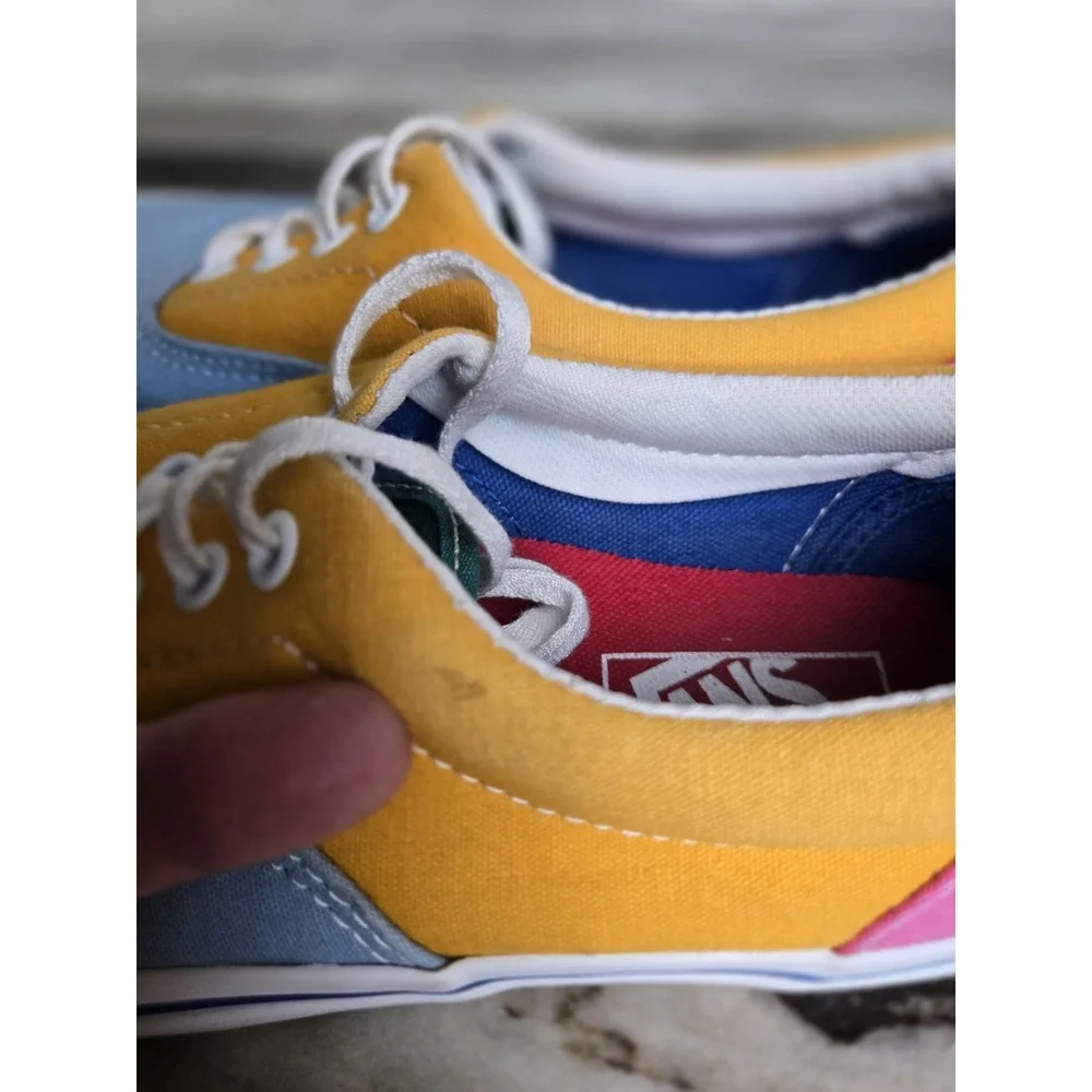 Vans Era Canvas 'Colorblock' Multi/Bright Women 7.5 Men 6 Retro Style Y2K Style‎